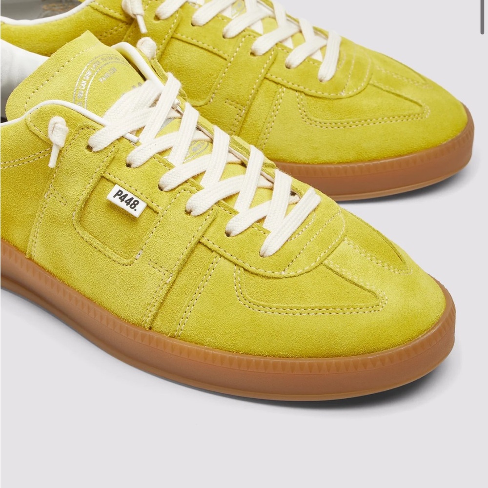 P448 unisex monza sneaker in yellow sun - Picture 4 of 10